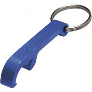 Alumínium üvegnyitó/kulcstartó, kék (kulcstartó)