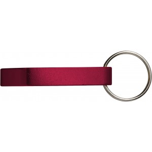 Alumínium üvegnyitó/kulcstartó, piros (kulcstartó)