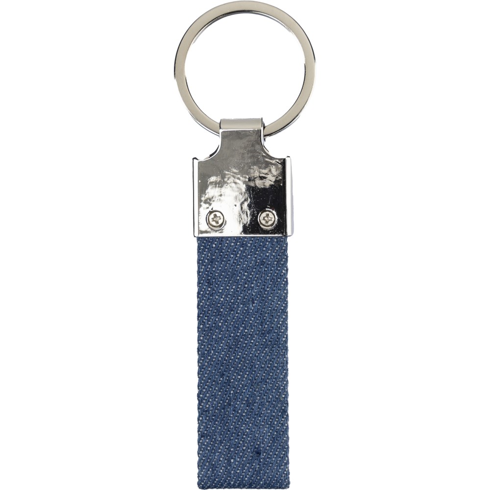 Denim kulcstartó, kék (kulcstartó)