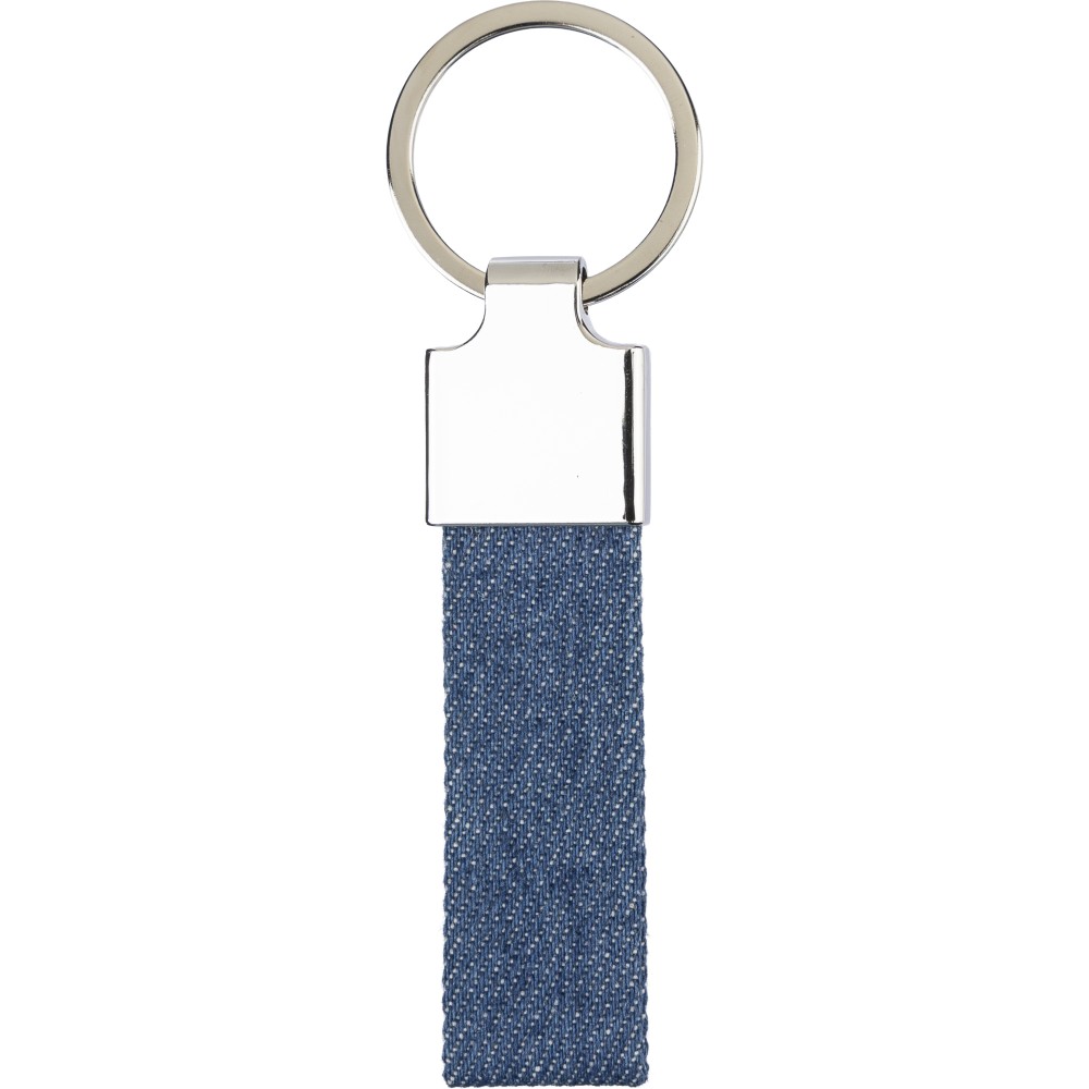Denim kulcstartó, kék (kulcstartó)