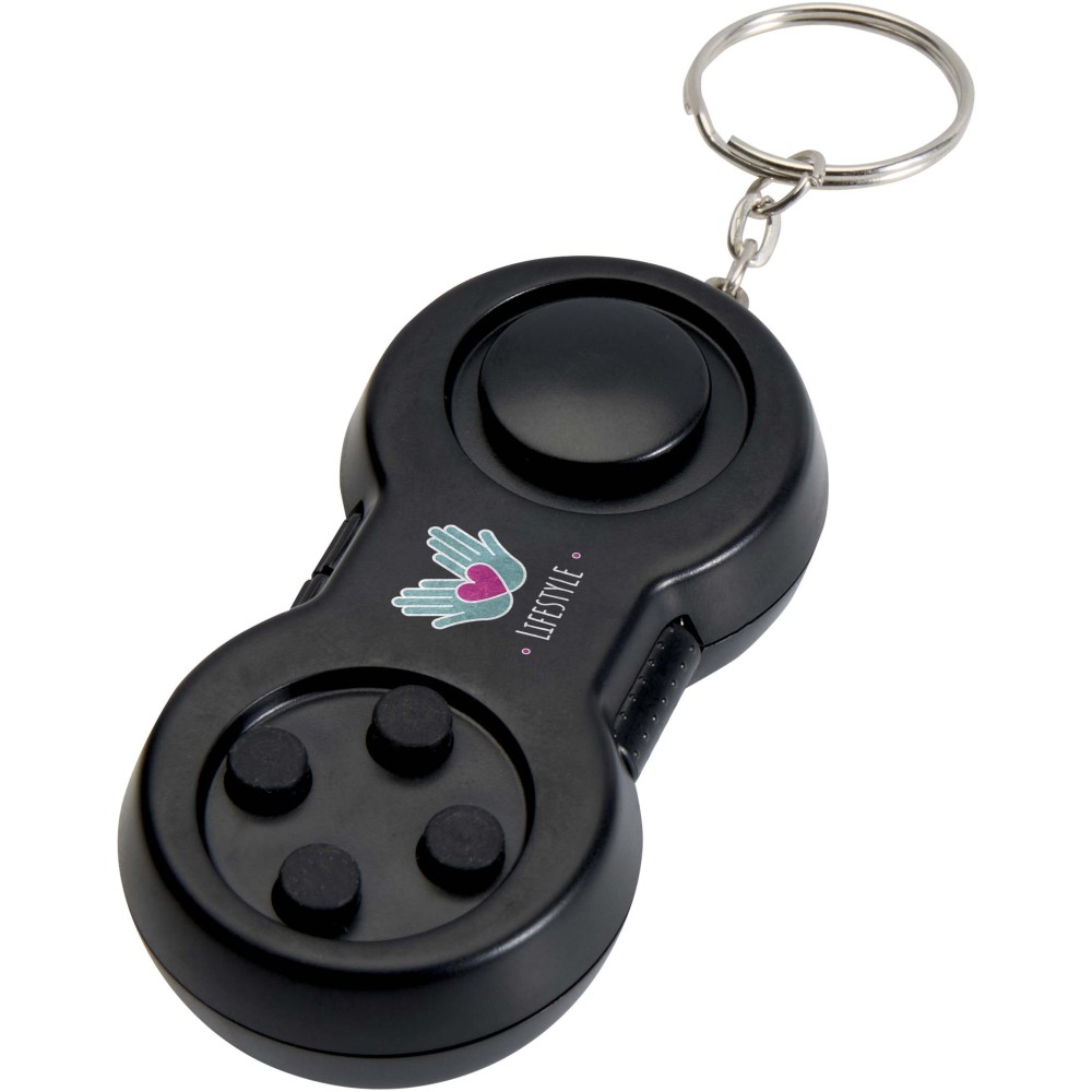 Fidgix fidget kulcstartó, fekete (kulcstartó)