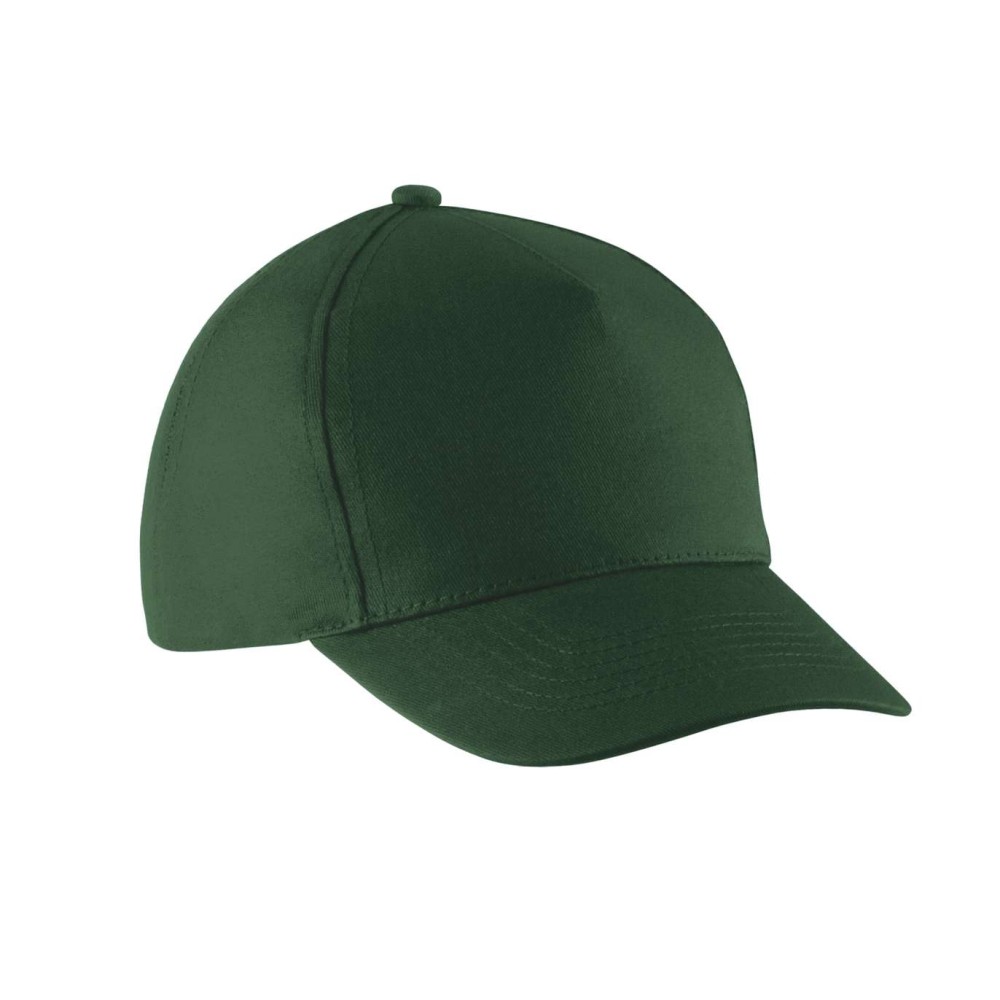 Kup 5 paneles gyerek baseballsapka, Forest Green, U