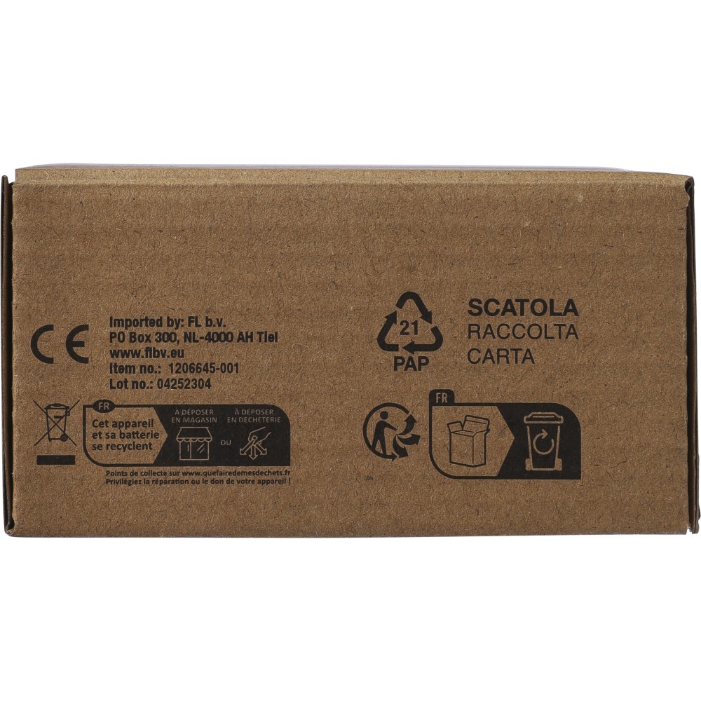 ABS kempinglámpa fényfüzérrel, fekete (lámpa)