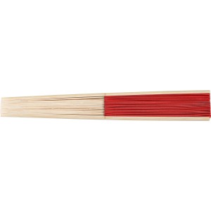 Bambusz kzi legyez, piros (legyez)