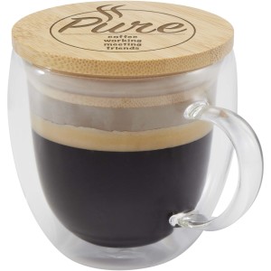 Lenora vegpohr bambusz fedllel, 250 ml, tltsz (bgre)