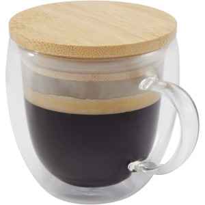 Lenora vegpohr bambusz fedllel, 250 ml, tltsz (bgre)