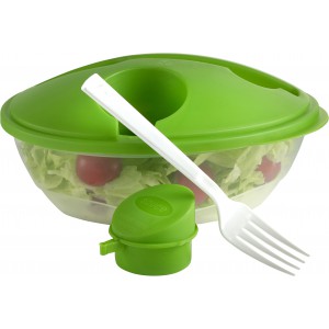 Salátástál, zöld (műanyag konyhafelszerelés)