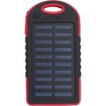Napelemes powerbank, piros (9333-08)