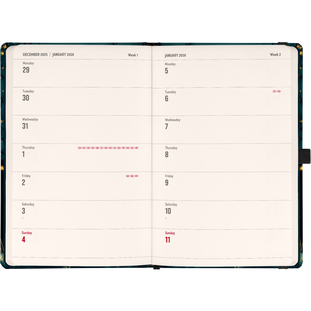 Agenda / notesz Fox 2026, 13 x 21 cm (naptár)