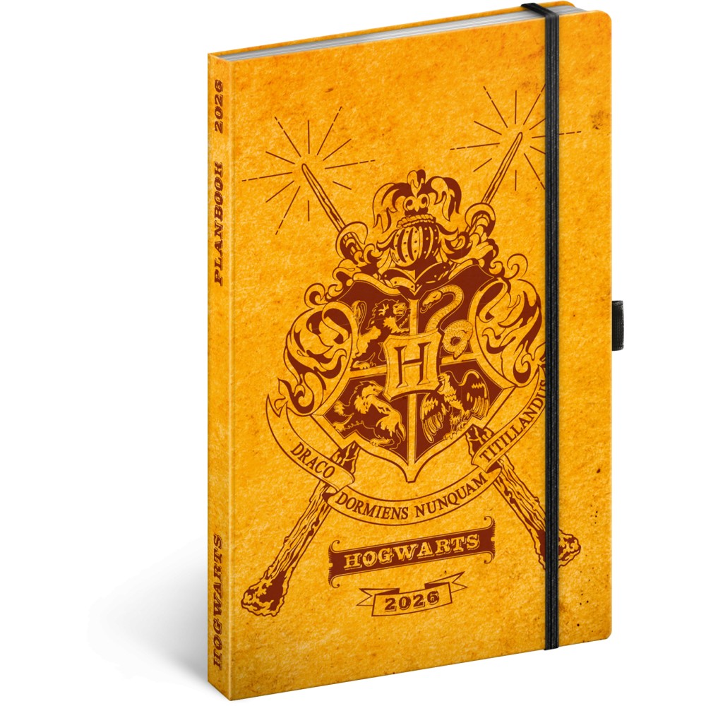Agenda / notesz Harry Potter ? Hogwarts 2026, 13 x 21 cm (naptár)