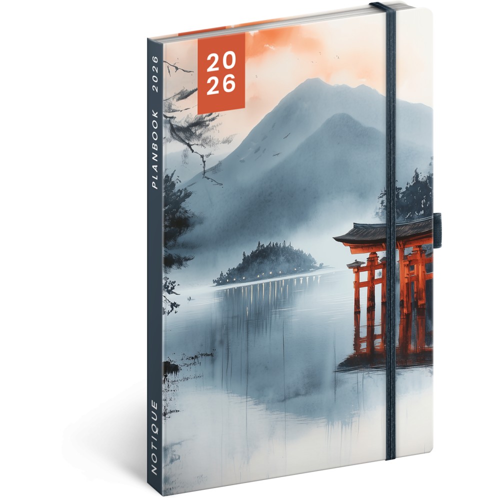 Agenda / notesz Japan 2026, 13 x 21 cm (naptár)