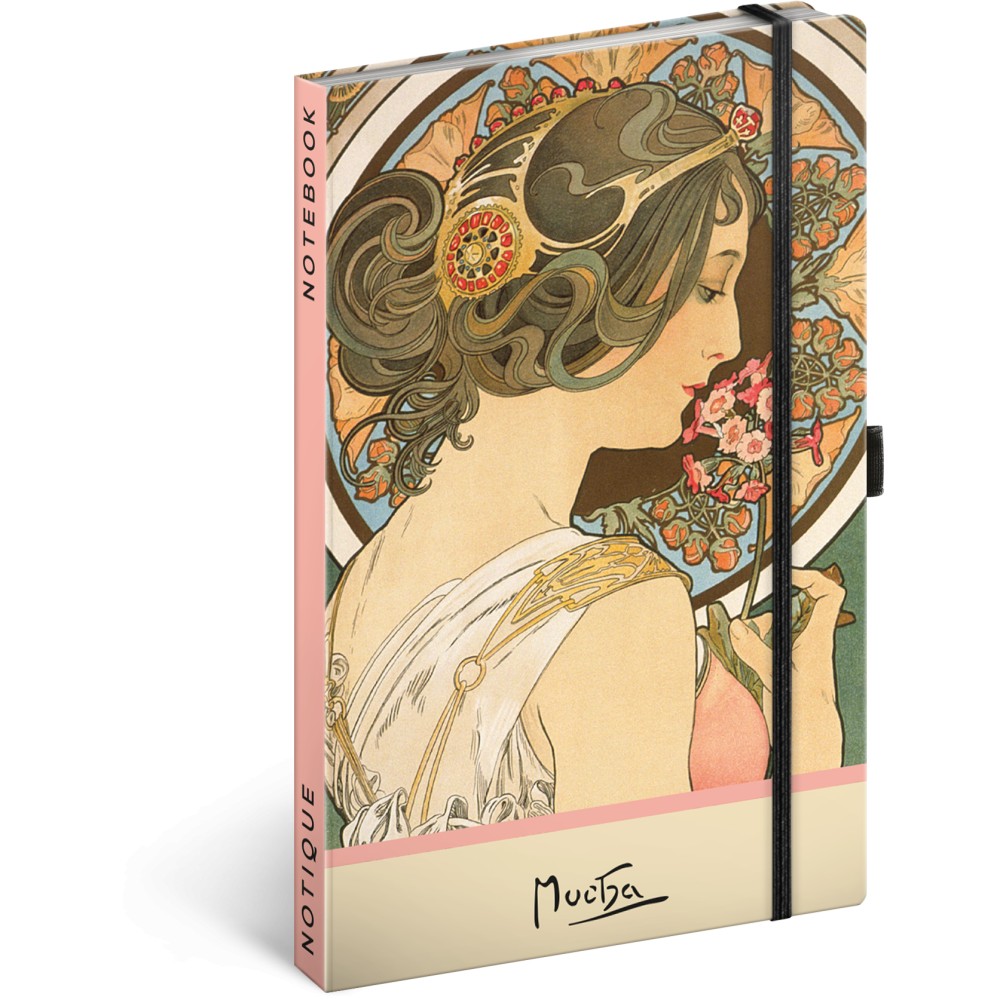 Notesz Alphonse Mucha ? Primrose, dotted, 13 x 21 cm (naptár)