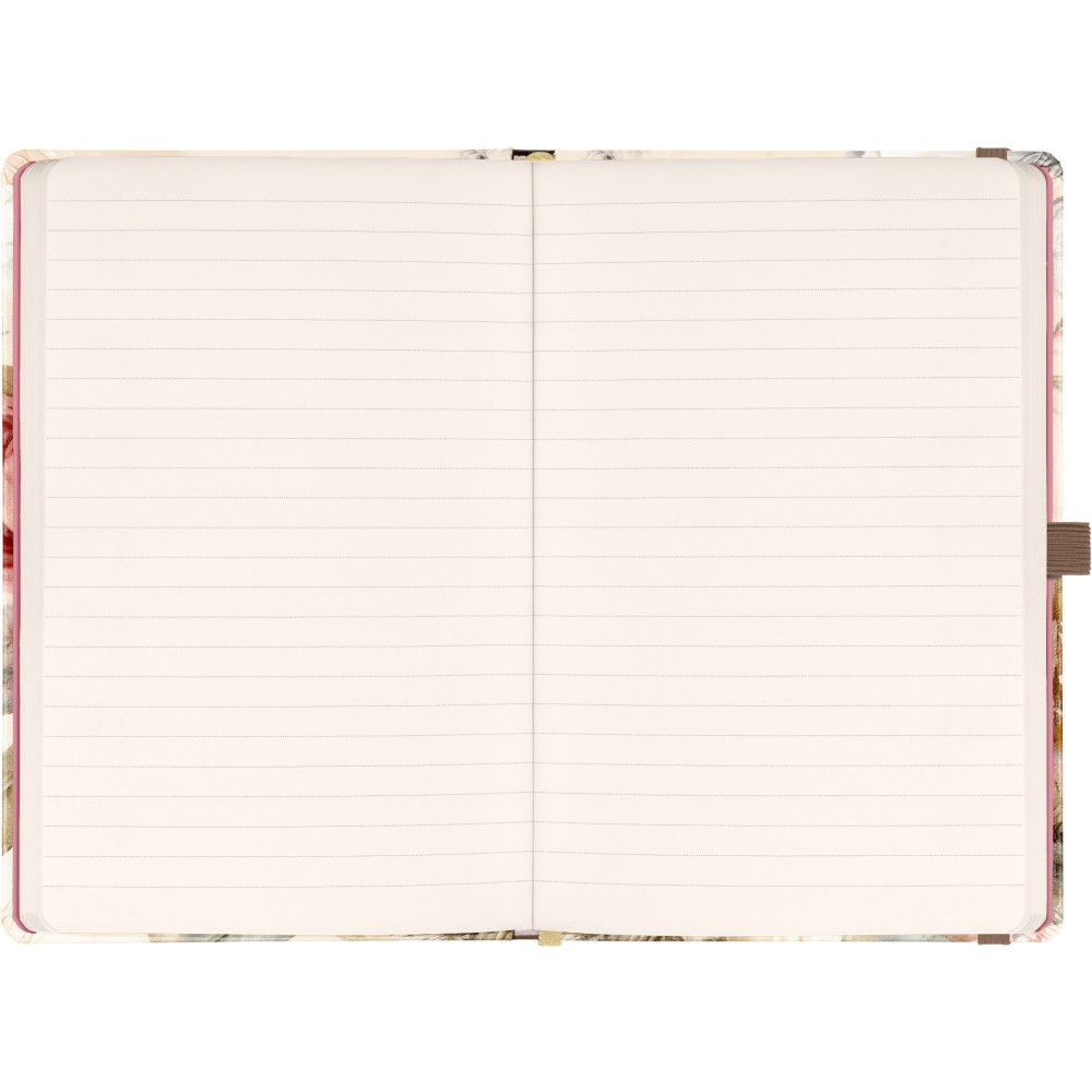 Notesz Powder Flower, lined, 13 x 21 cm (naptár)