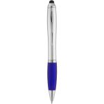 Nash golyóstoll érintővel, fekete tollbetéttel, ezüst/ kék (10678500)