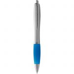 Nash golyóstoll kék tollbetéttel, ezüst/vízkék (10707705)
