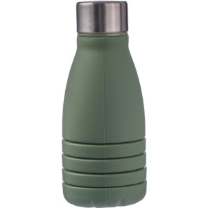 sszehajthat palack szilikonbl, 550 ml, zld (sportkulacs)