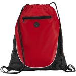 Peek húzózsinóros hátizsák, piros-fekete (12012002)