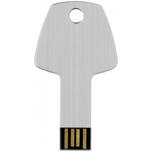 Kulcs pendrive, ezst, 4GB (raktri) (pendrive)