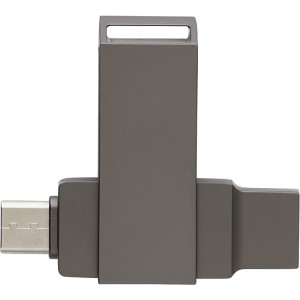 Pendrive 64 GB USB 3.0, acélszürke