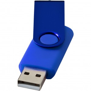 Rotate Metalic pendrive, középkék (raktári)