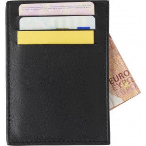 Bőr RFID kártyatartó 3 zsebbel (pénztárca)
