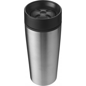 Duplafalú bögre, 450 ml, ezüst
