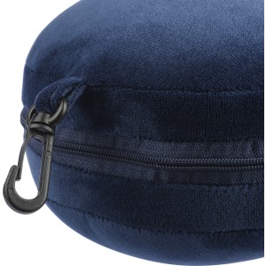 Poliészter útipárna készlet, kék (utazócikk)