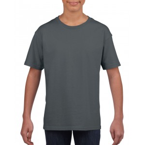 Gildan SoftStyle gyerekpl, Charcoal (T-shirt, pl, 90-100% pamut)