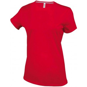 Kariban Ni pl, Red (T-shirt, pl, 90-100% pamut)