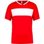 ProAct férfi műszálas póló, Sporty Red/White (PA4000SRE/WH)