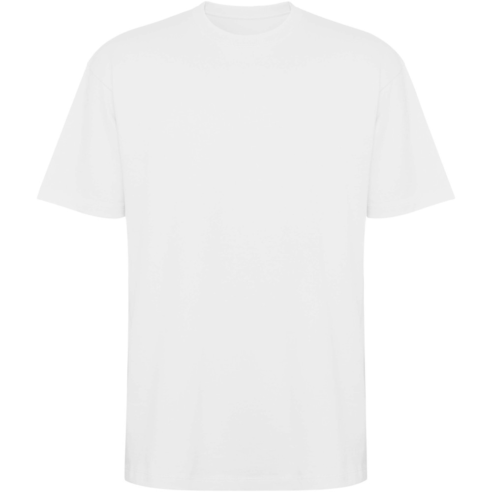 Roly Bull rövidujjú uniszex oversized póló, fehér, M