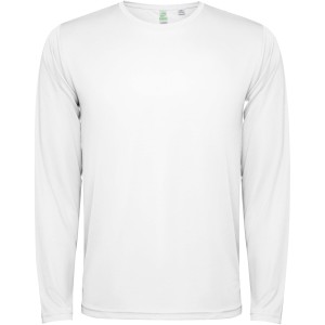 Roly Estoril hosszúujjú unisex póló, fehér