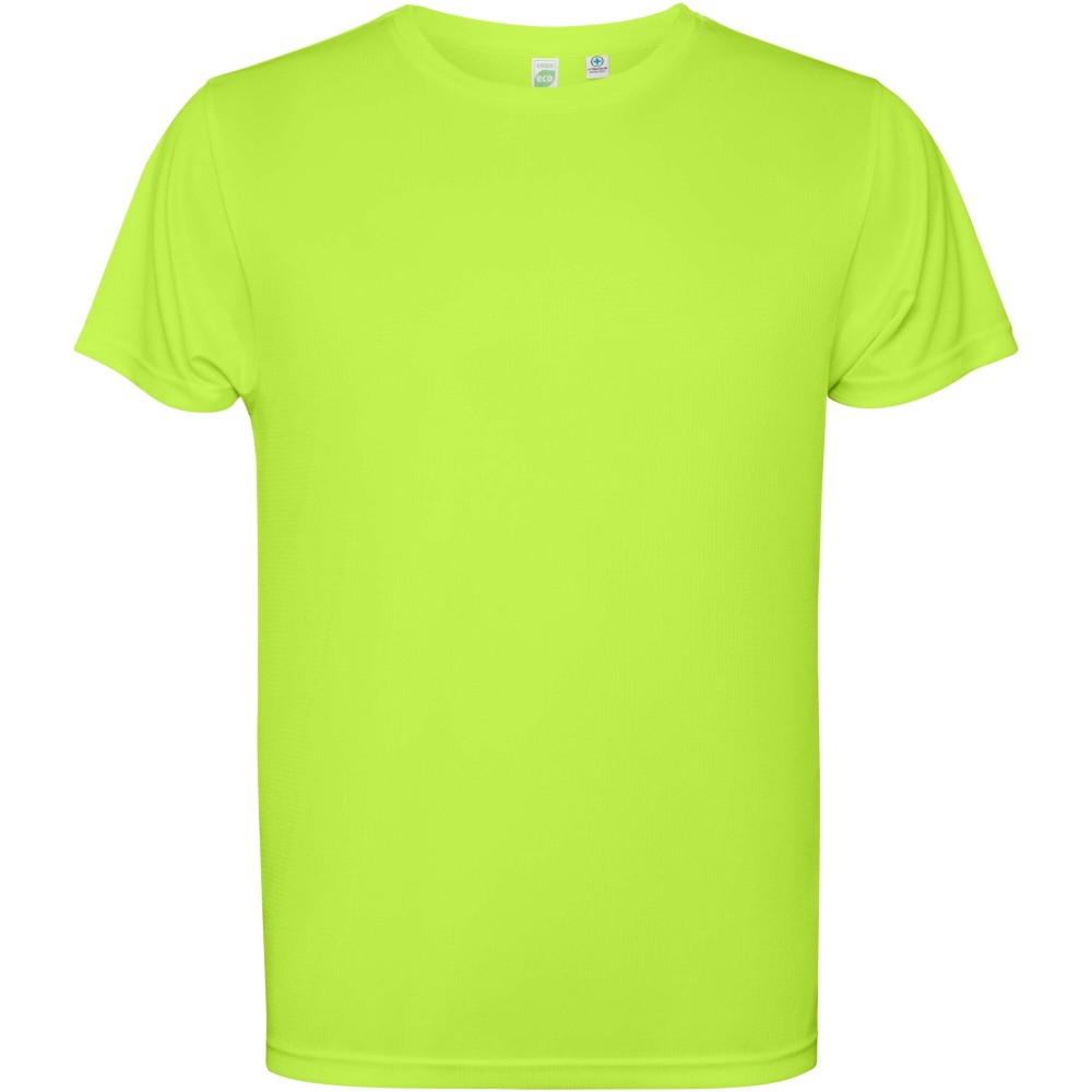 Roly Estoril rövidujjú férfi póló, neonzöld, 3XL