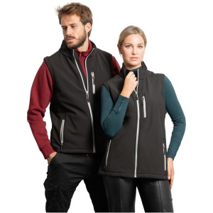 Roly Nevada uniszex softshell mellny, Solid black (mellny)