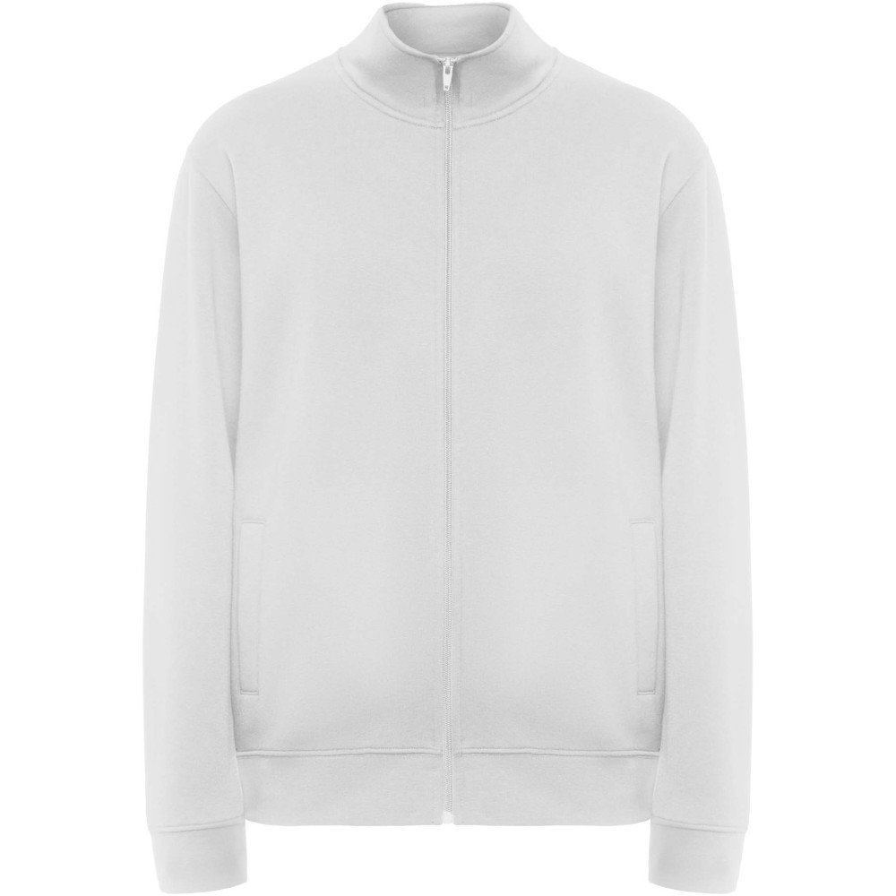 Roly Ulan uniszex cipzáros pulóver, white, XS