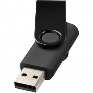 Rotate Metalic pendrive, fekete (raktri) (pendrive)