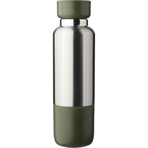 Rozsdamentes acl duplafal palack, 500 ml, zld