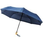 RPET összecsukható esernyő, sötétkék (10914303)