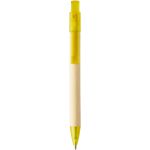 Safi papír golyóstoll fekete tollbetéttel, sárga (10758207)