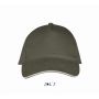 Sols Long Beach 5 paneles sapka, Army/Beige, U