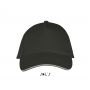 Sols Long Beach 5 paneles sapka, Dark Grey/Orange, U