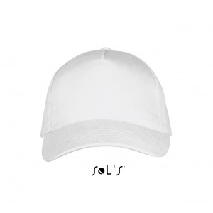 Sols Long Beach 5 paneles sapka, White/French Navy, U (sapka)