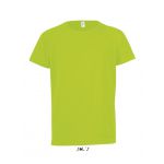 Sols raglánujjú gyerek sportpóló, Neon Green (SO01166NEG)