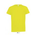 Sols raglánujjú gyerek sportpóló, Neon Yellow (SO01166NEY)