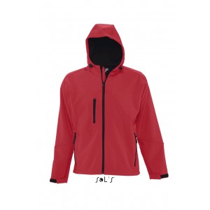 Sols Replay frfi kapucnis softshell dzseki, Pepper Red (dzseki)