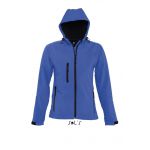 Sols Replay női kapucnis softshell dzseki, Royal Blue (SO46802RO)