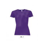 Sols Sporty raglánujjas női póló, Dark Purple (SO01159DPU)