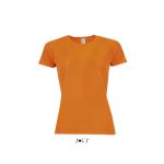 Sols Sporty raglánujjas női póló, Neon Orange (SO01159NEO)