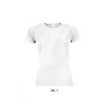 Sols Sporty raglánujjas női póló, White (SO01159WH)