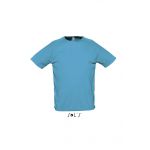 Sols Sporty raglnujj pl, Aqua (SO11939AQ)